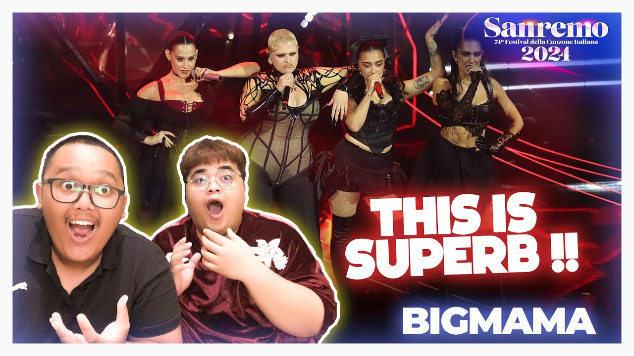 Sanremo 2024 - BigMama con Gaia, La Nina e Sissi canta 