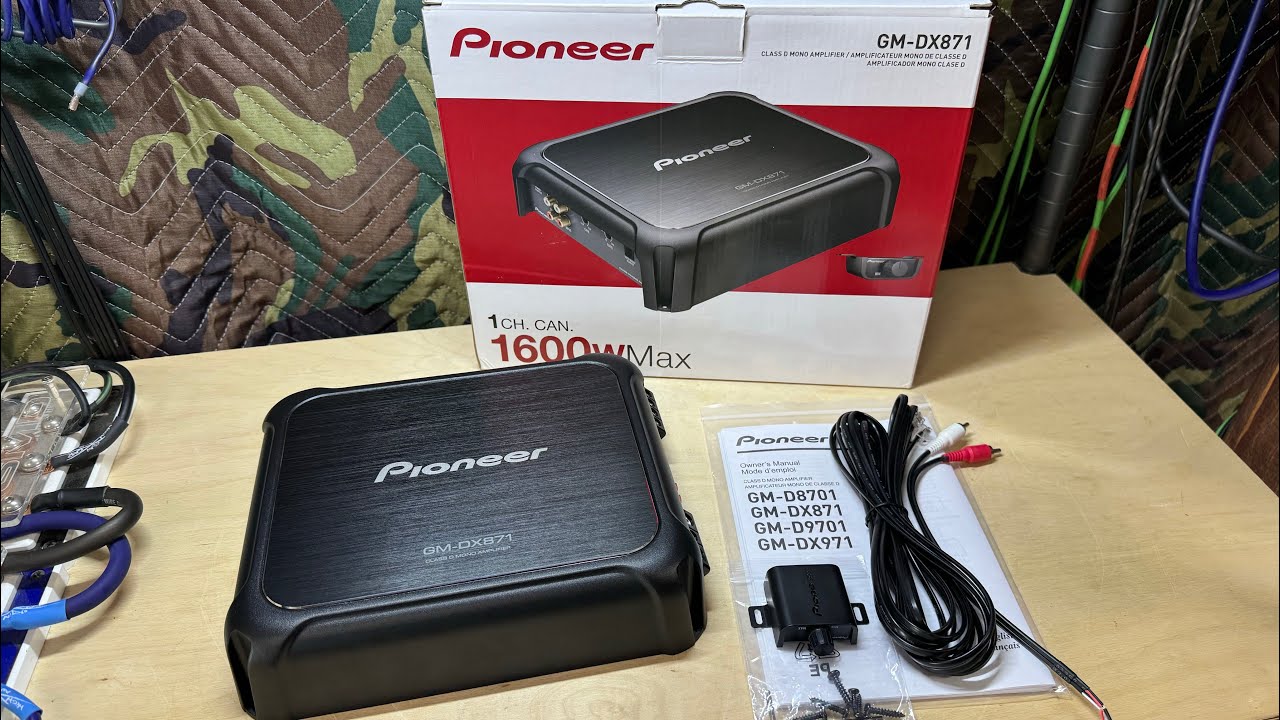Pioneer GM-DX871 Overview and Amp Dyno