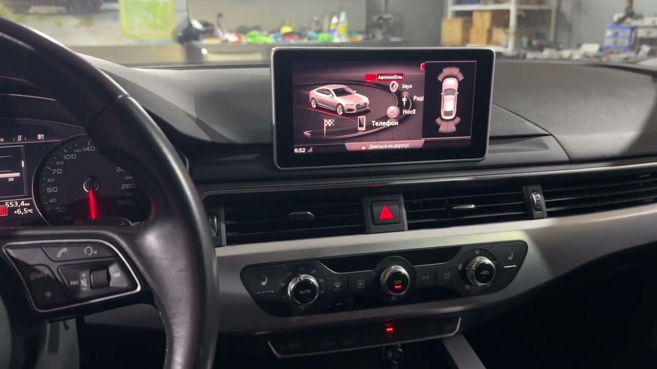 Audi A5 B9 2019 ⎮ Установка оригинальной камеры заднего вида в ручку открытия багажника