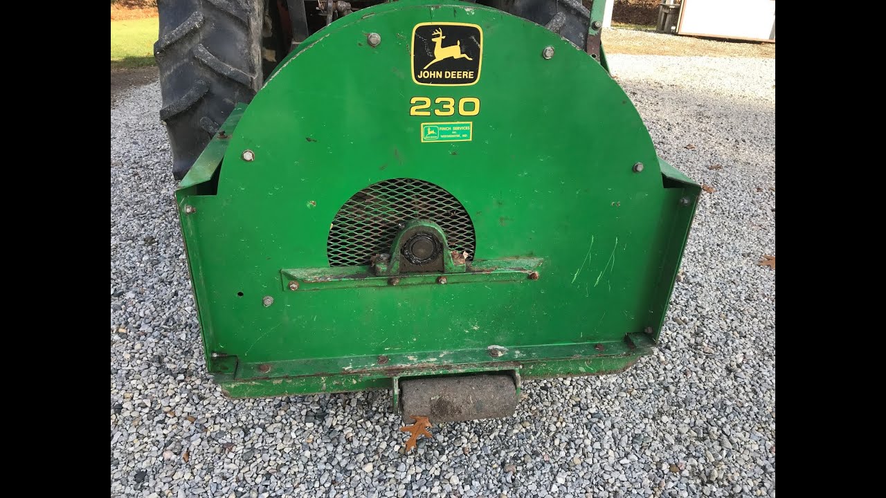 OldGuyDIY John Deere 230 3pt 3 Point 540RPM Leaf Blower Belt Drive Caster Wheels 1st Impressions