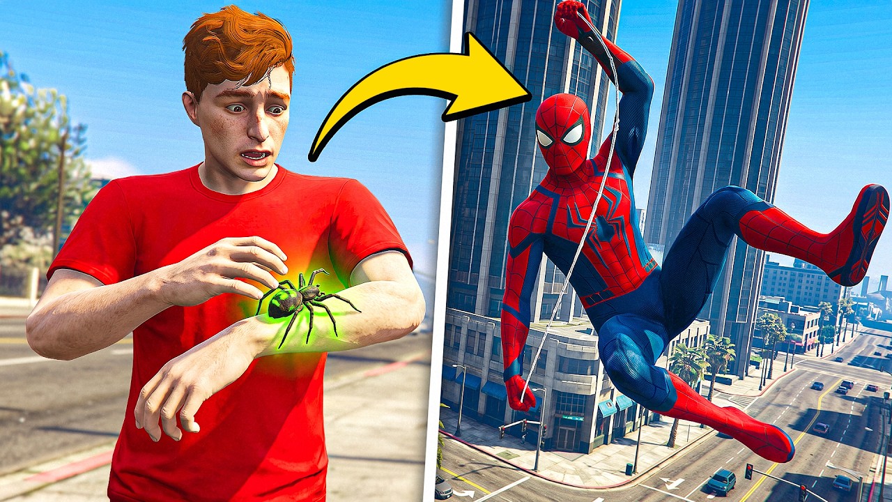 I Became SPIDERMAN In GTA 5!