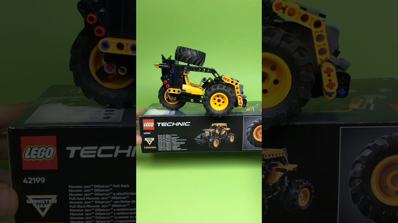 Happy Hopper alternate Pull Back #42199 moc car 🛞🛞🛞 #lego #legotechnic #pullback #monsterjam #diy