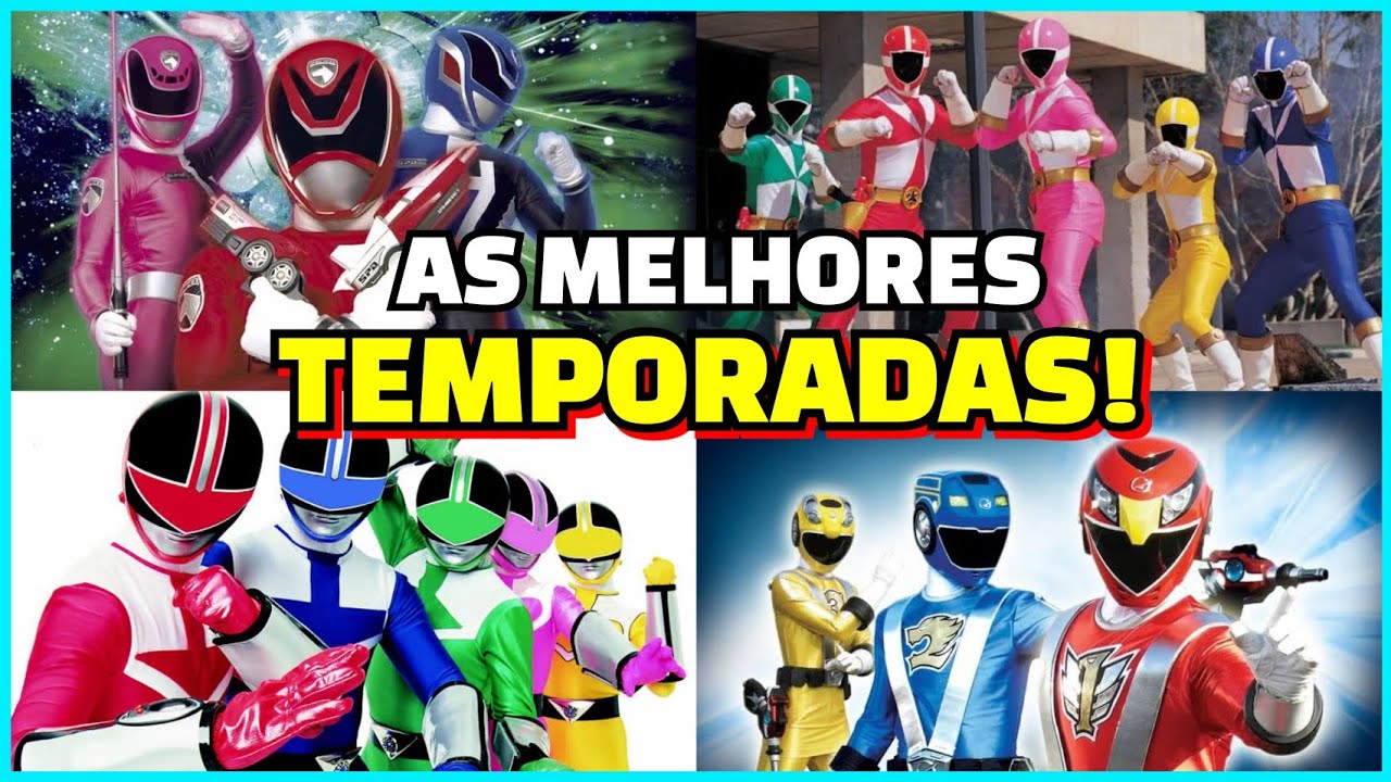 AS MELHORES TEMPORADAS DE POWER RANGERS - Especial de 10 mil inscritos