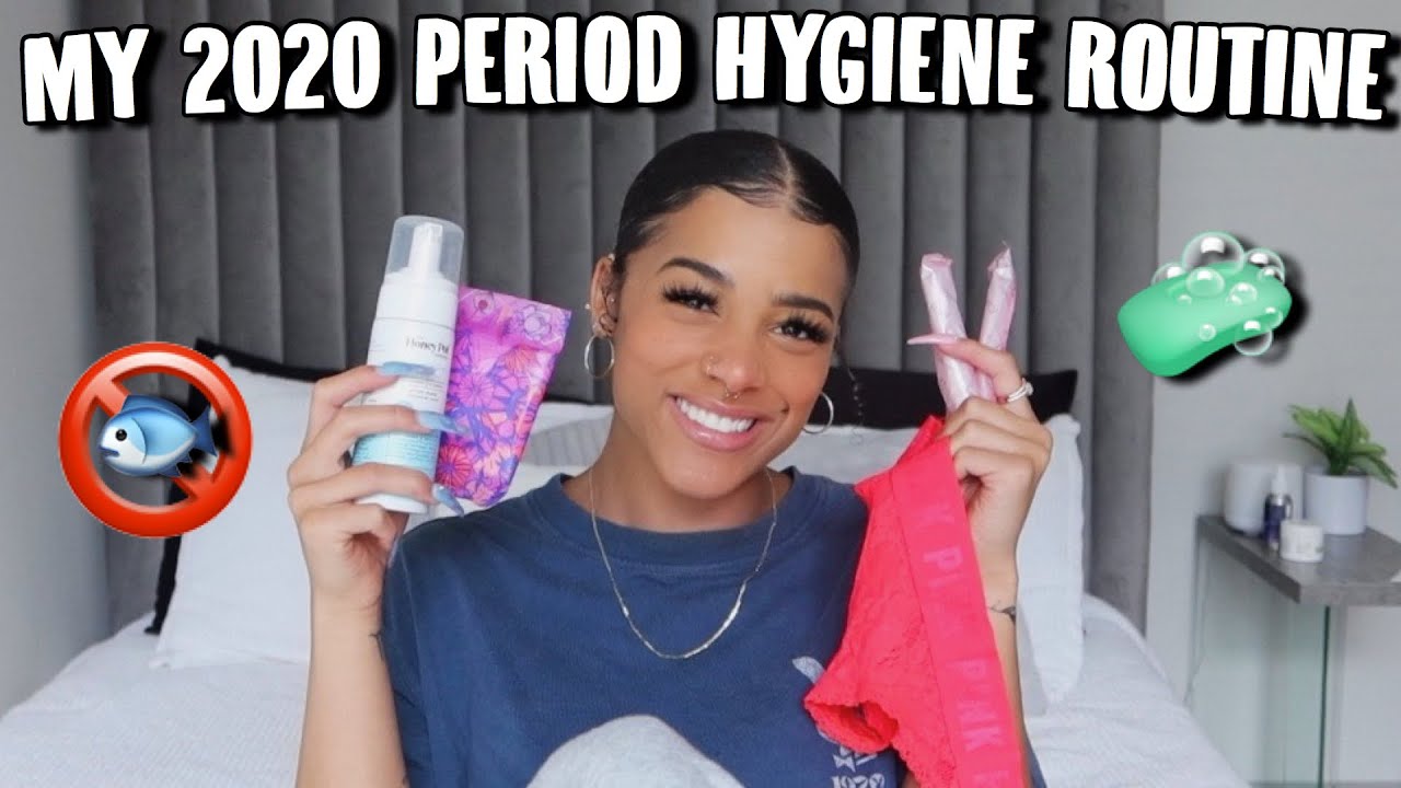 My 2020 Period Hygiene Routine + ADVICE! How To Smell GOOD On Your Period | Azlia Williams