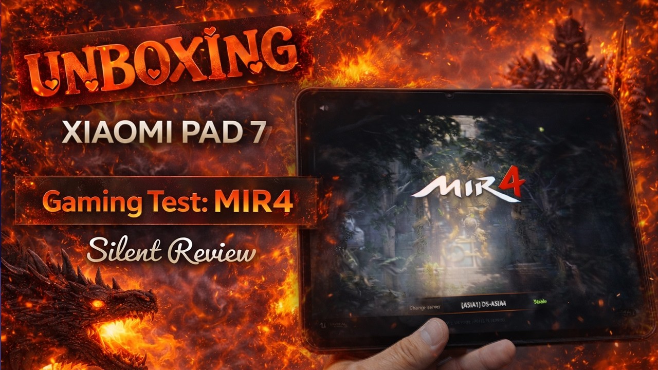 Обзор Xiaomi Pad 7: Тест игр с MIR4