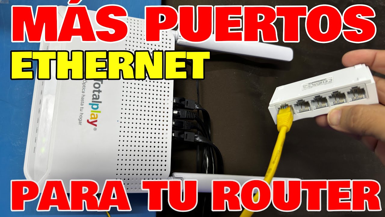 C&oacute;mo agregar M&Aacute;S  PUERTOS a mi ROUTER, C&oacute;mo instalar Switch TP-Link LS1005 serie LiteWave