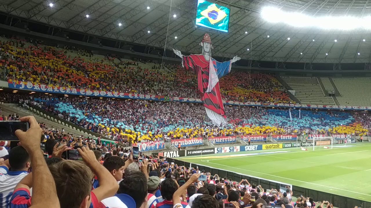 MOSAICO CRISTO REDENTOR - FORTALEZA X FLAMENGO