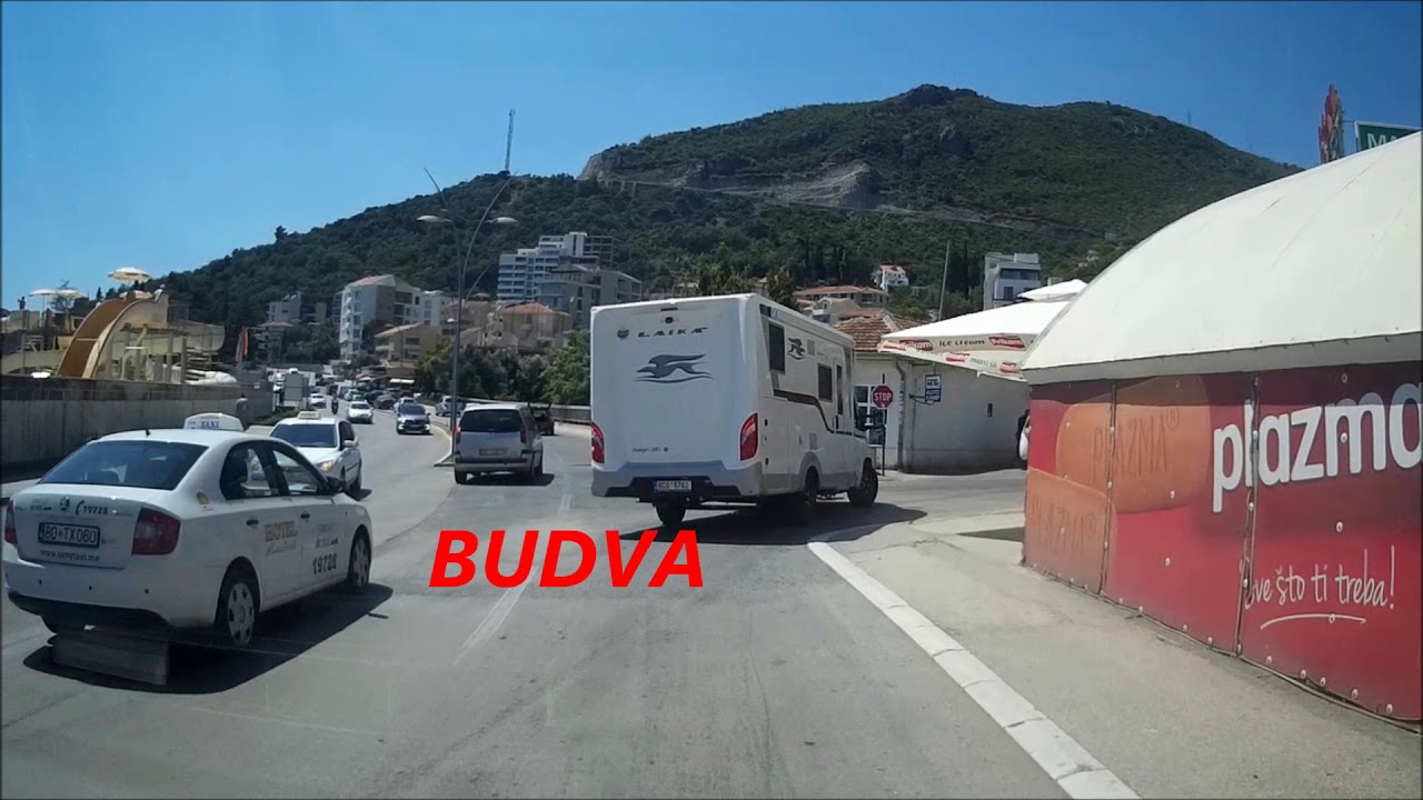 Cestovanie karavanom -Čierna Hora mestá- Kotor, Budva, Bar