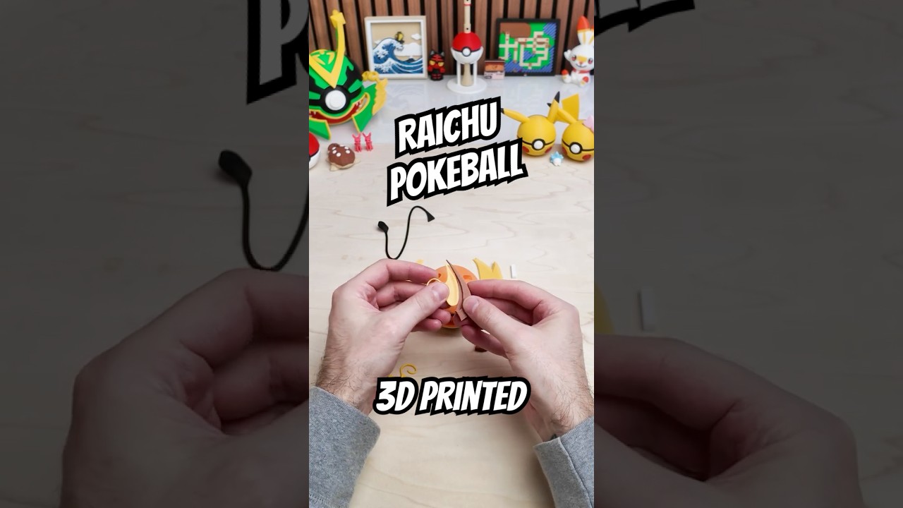 72/365 - Custom Raichu Pok&eacute;ball? Shocking! ⚡✨