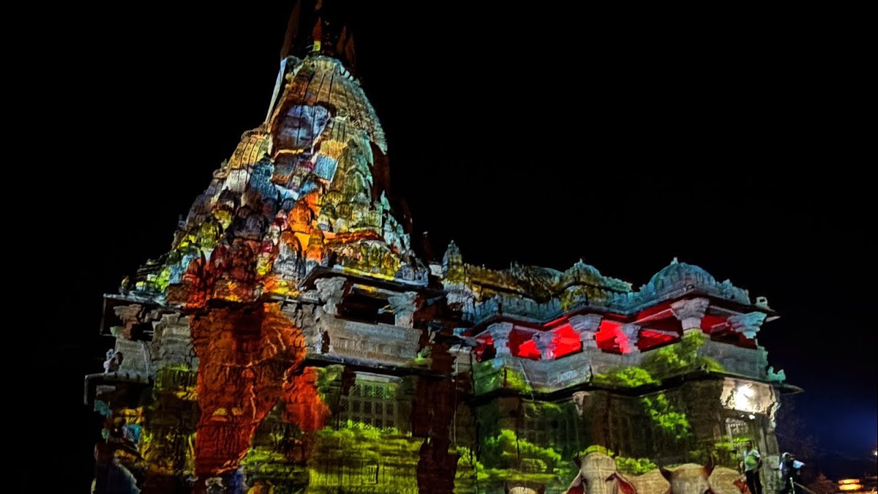 3D Laser Show - Shree Shamlaji Mandir