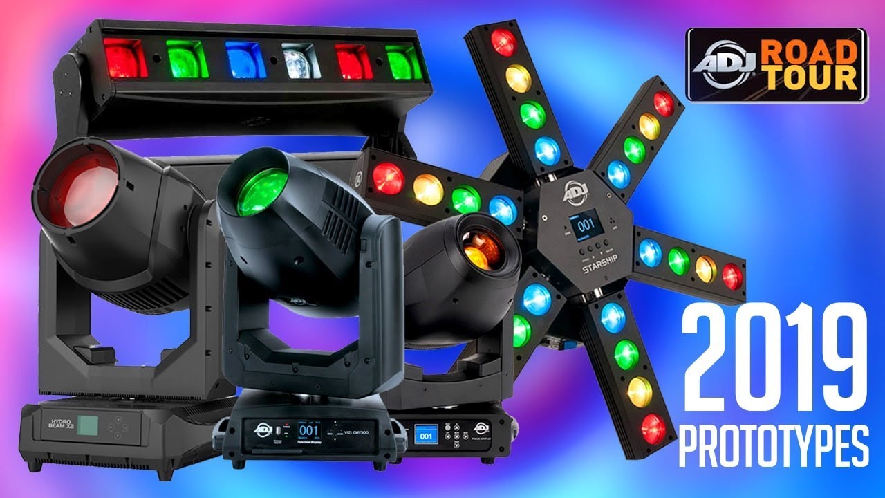 NEW Unreleased Prototype Lights | Lighting Demo (ADJ Road Tour)