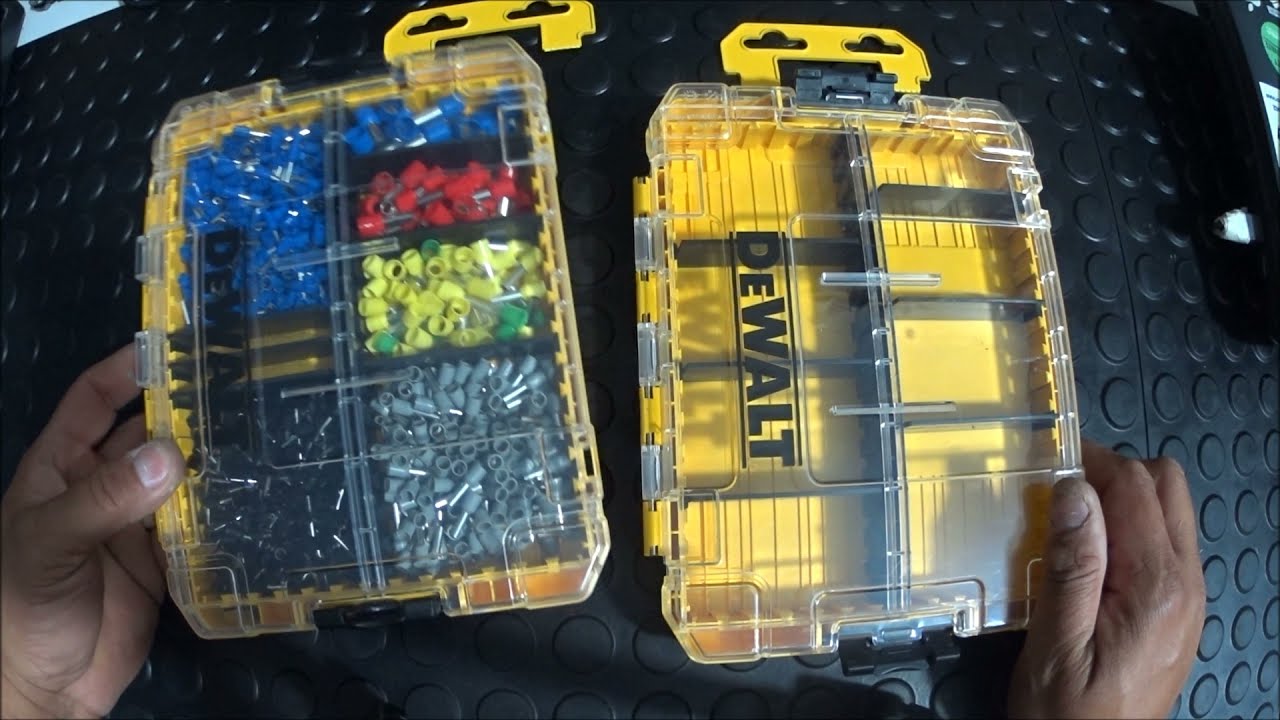 DEWALT DWAN2190 small parts tough case storage box. CAIXA ORGANIZADORA DEWALT TOUGH CASE+.
