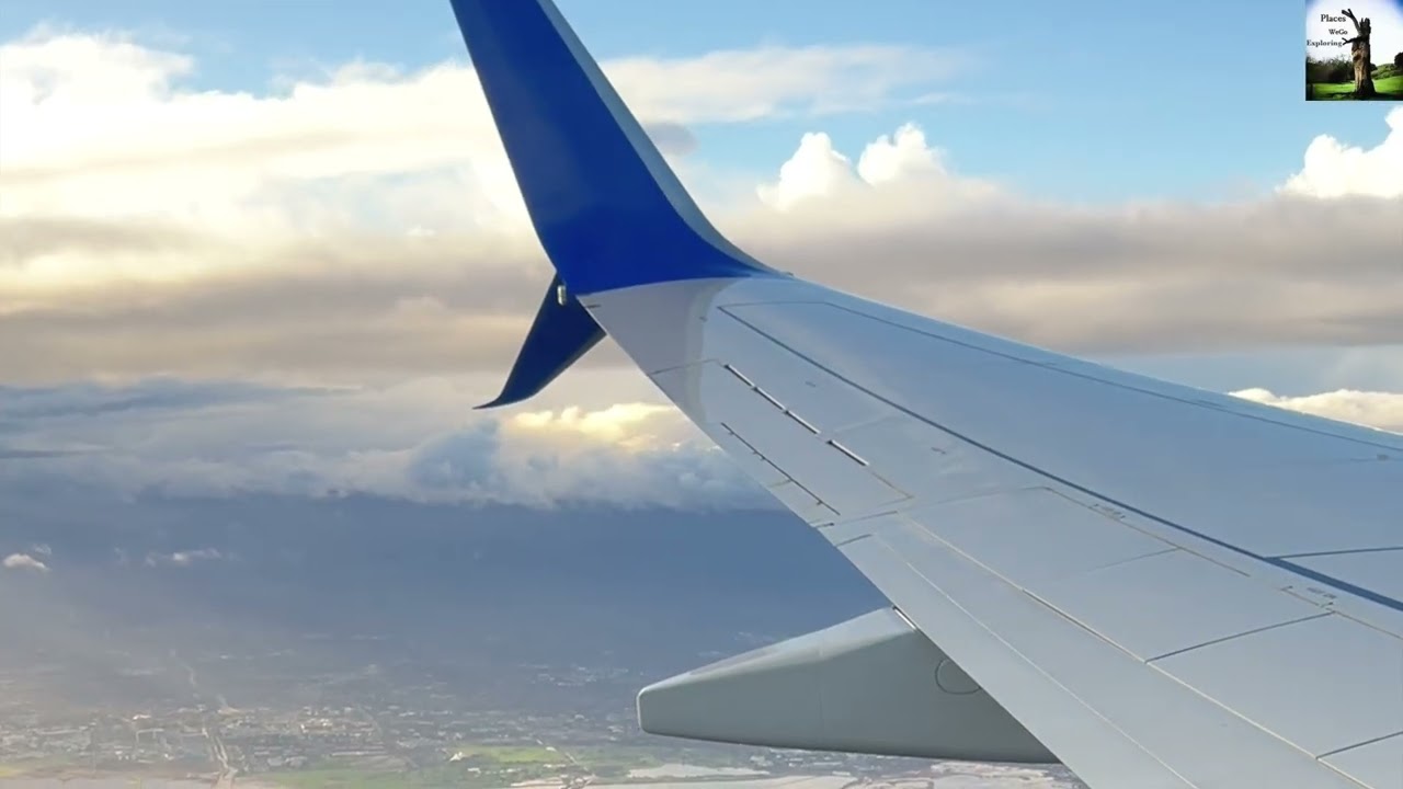 🇺🇸Exploring USA🇺🇸 United Airlines - Window Views || Phoenix Sky Harbor to SFO International Airport