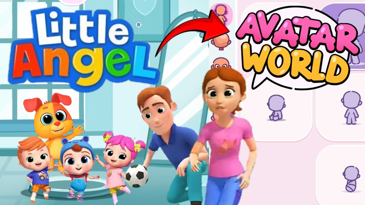 New ✅ HOW TO MAKE LITTLE ANGEL FAMILY CHARACTERS IN PAZU AVATAR WORLD #avatarworld #littleanggle