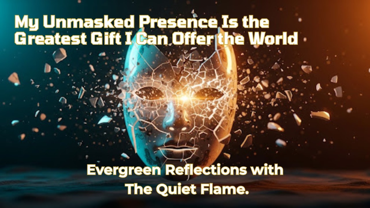 My Unmasked Presence Is the Greatest Gift I can Offer the World.