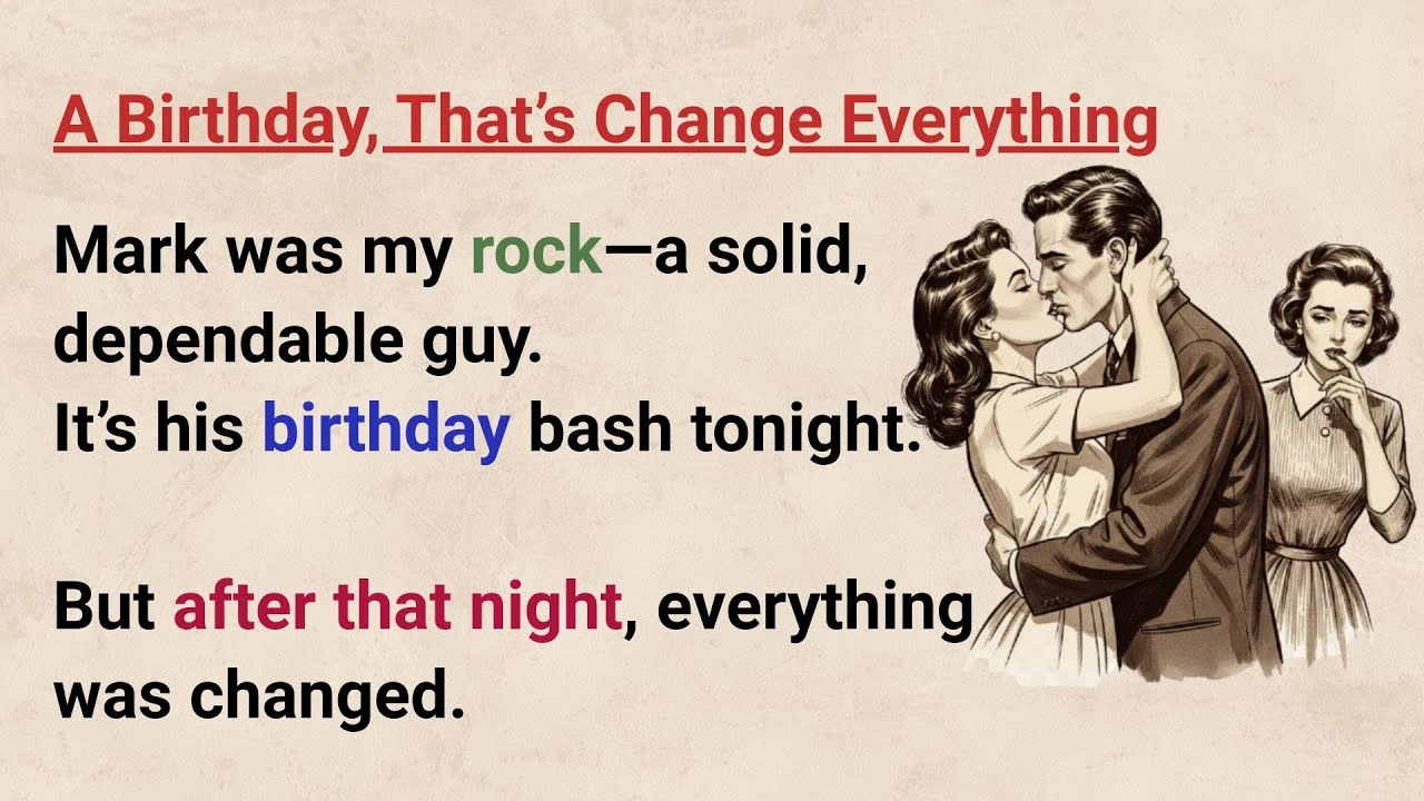 Learn English with Stories ⭐ Birthday That's Change | Level 3 English Listening & Speaking Practice