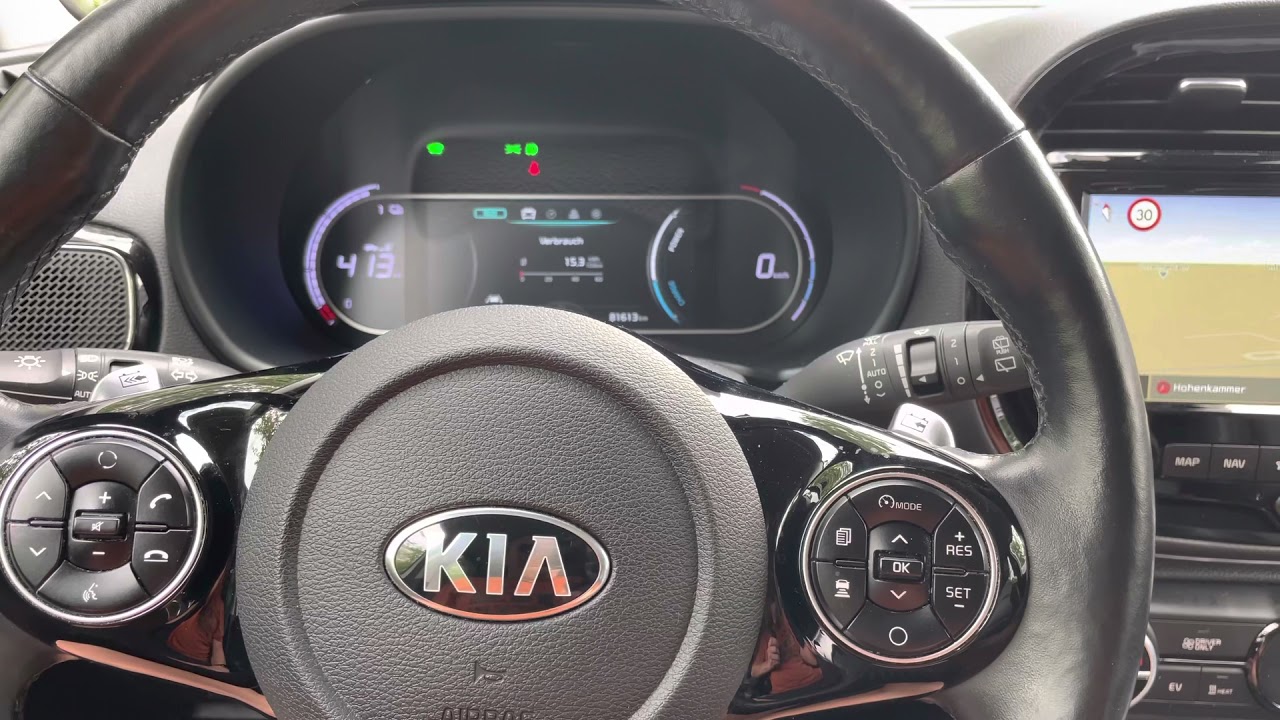 KIA e-Soul Navi Route via Sprachsteuerung und weitere Ziele