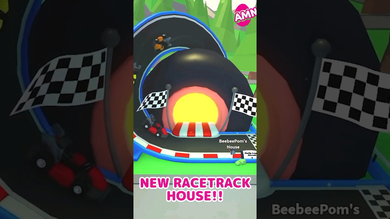 Adopt Me! 🏁 RACETRACK HOUSE COMING THIS THURSDAY!! 🏁🏎️💨 #adoptme #roblox #shorts