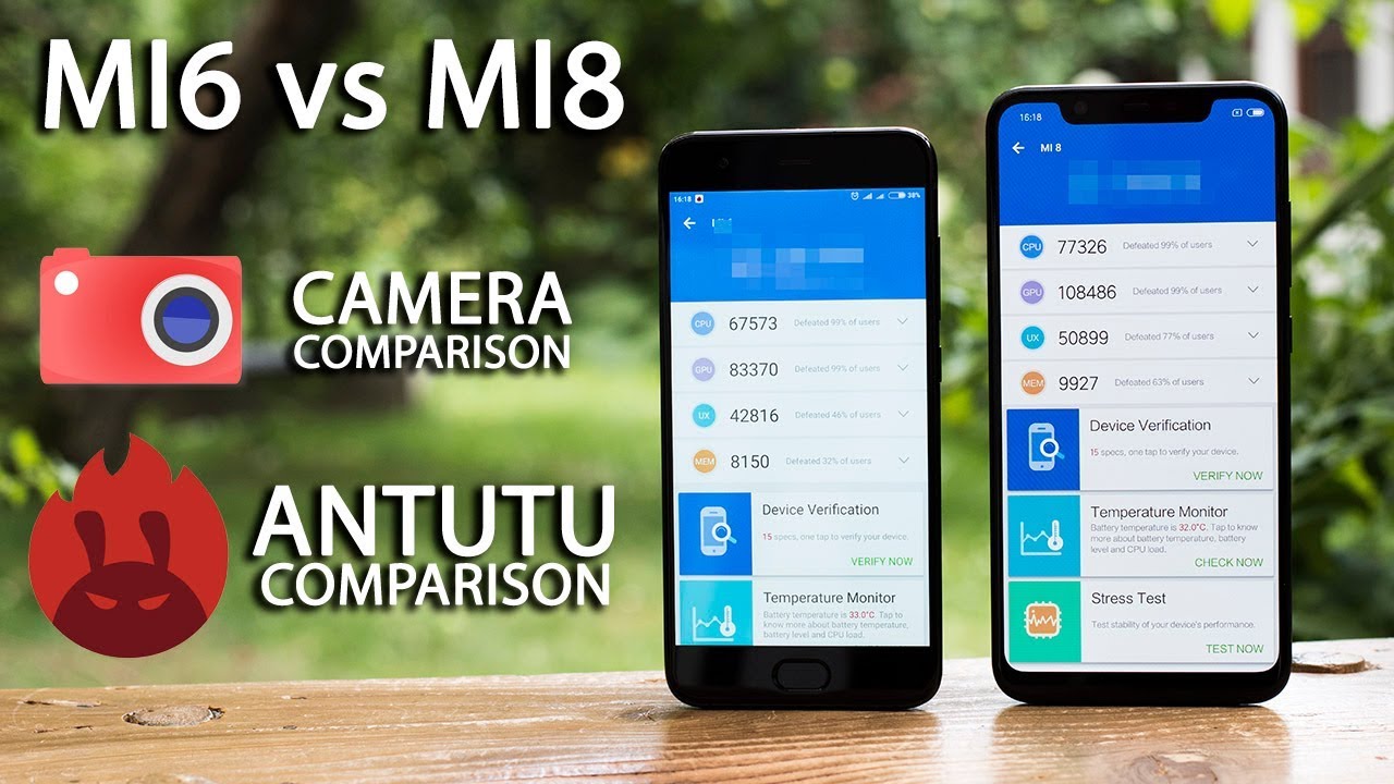 Xiaomi Mi8 - PERFORMANCE and CAMERA comparison with Xiaomi MI6
