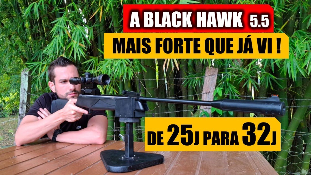 NOVA BLACK HAWK MAGNUM 32 JOULES by ELITE AIRGUNS!