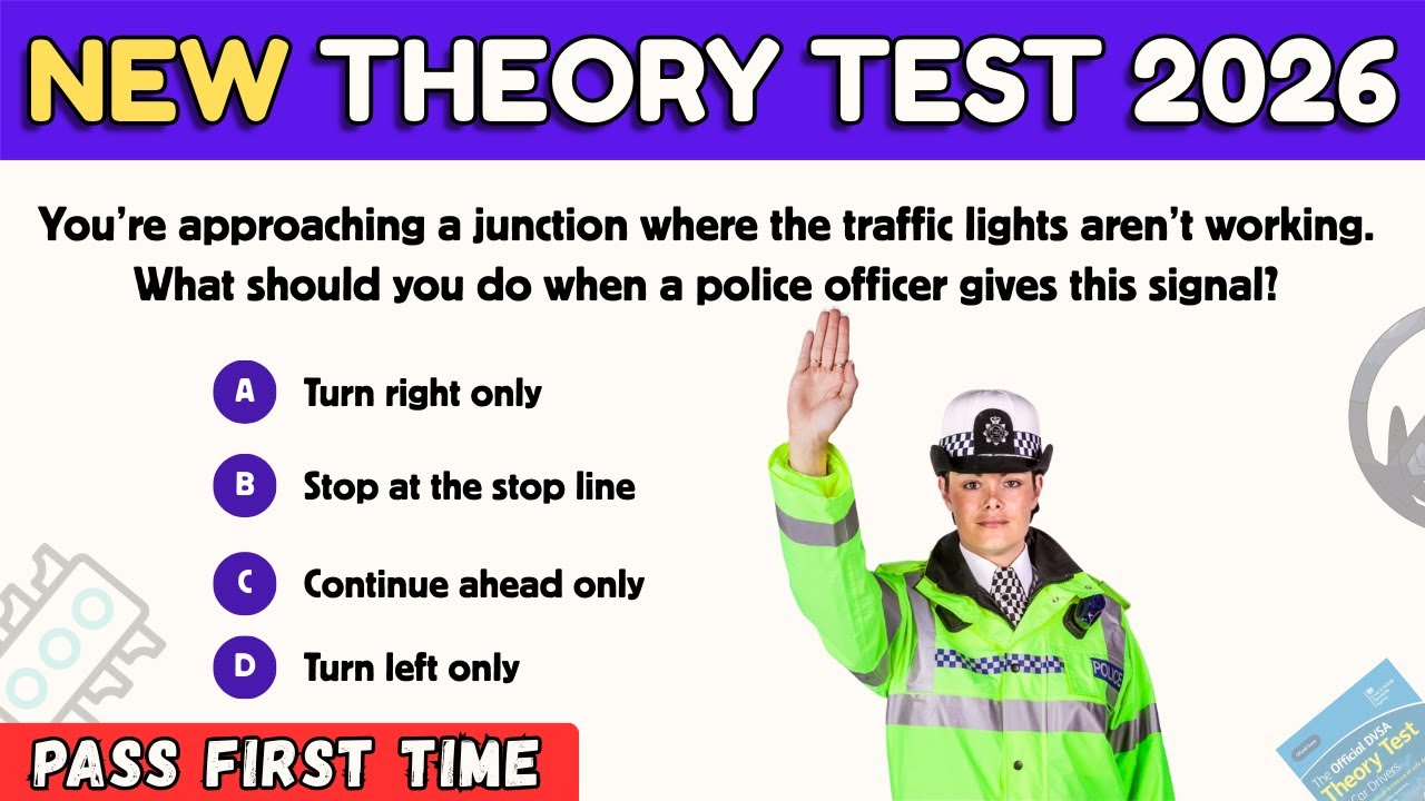 Theory Test 2026 UK | 50 DVSA-Style Questions & Answers Most Learners Fail | Pass First Time