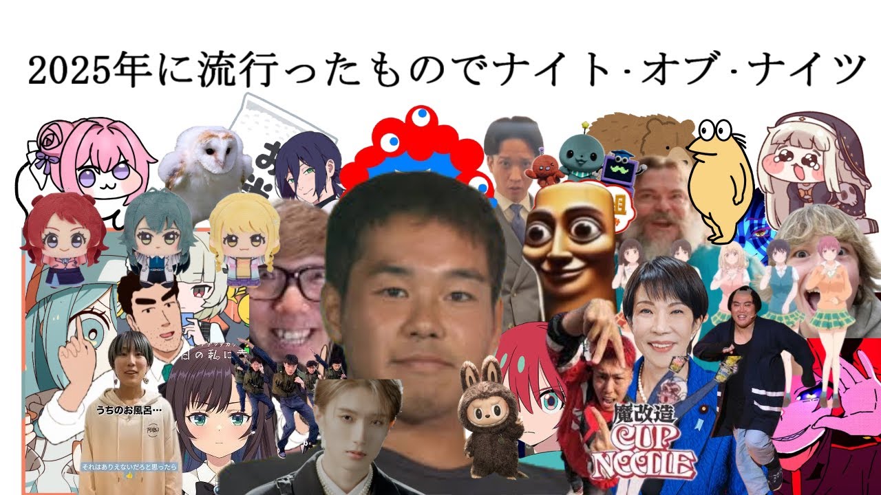 2025年に流行ったものでナイト・オブ・ナイツ【音MAD】