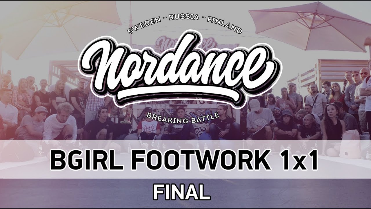 RockShine vs Tanya - FINAL - BGIRL FOOTWORK 1x1 - NORDANCE - MSK - 18.08.18
