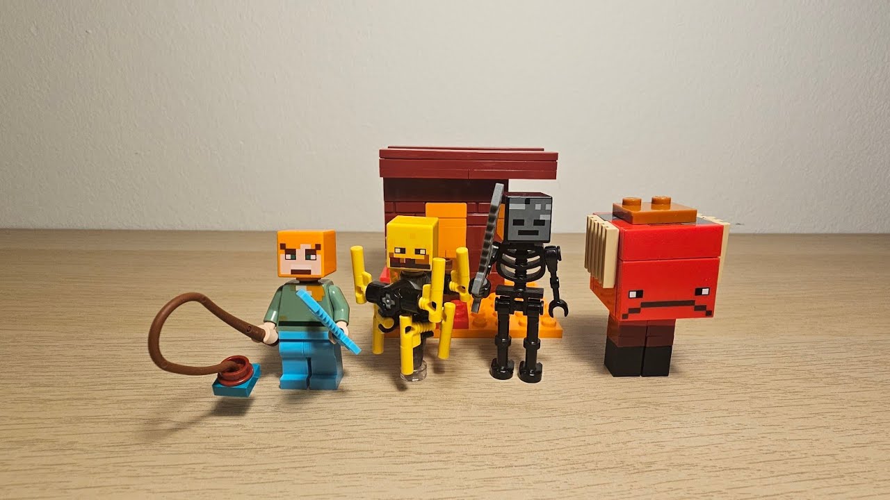 LEGO Minecraft - The Nether Lava Battle (21266) Review