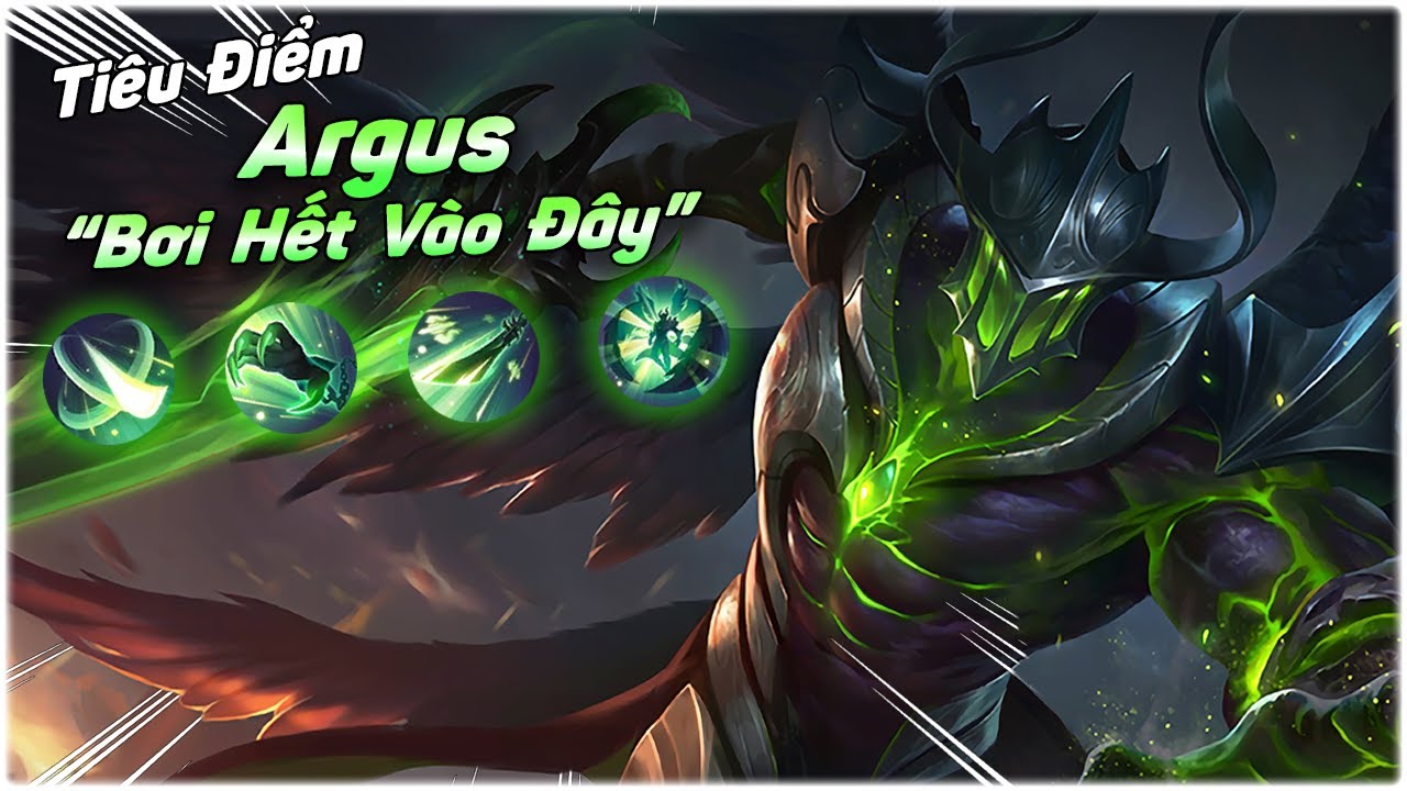 Chi Tiết Kỹ Năng, Bảng Ngọc V&agrave; Trang Bị Của Argus Cho Người Mới.