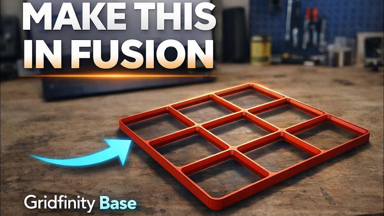 Let's Create the Gridfinity Base in Fusion