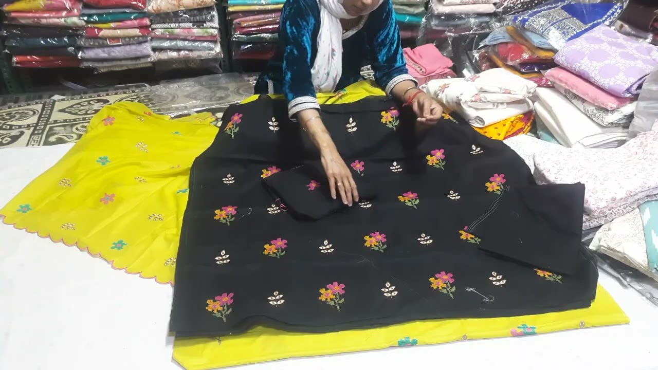 Pure cotton thred work duptta work k simple sober suit (9991851775)