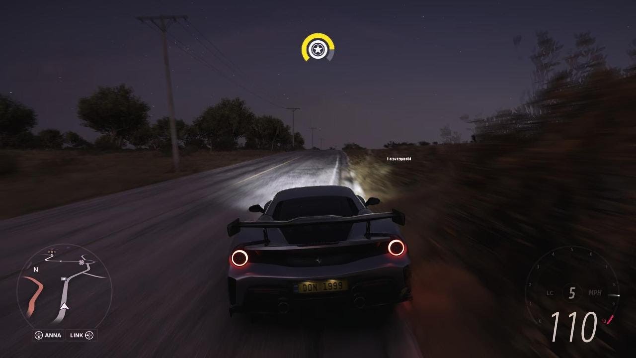 Forza Horizon 5 night drive vibe