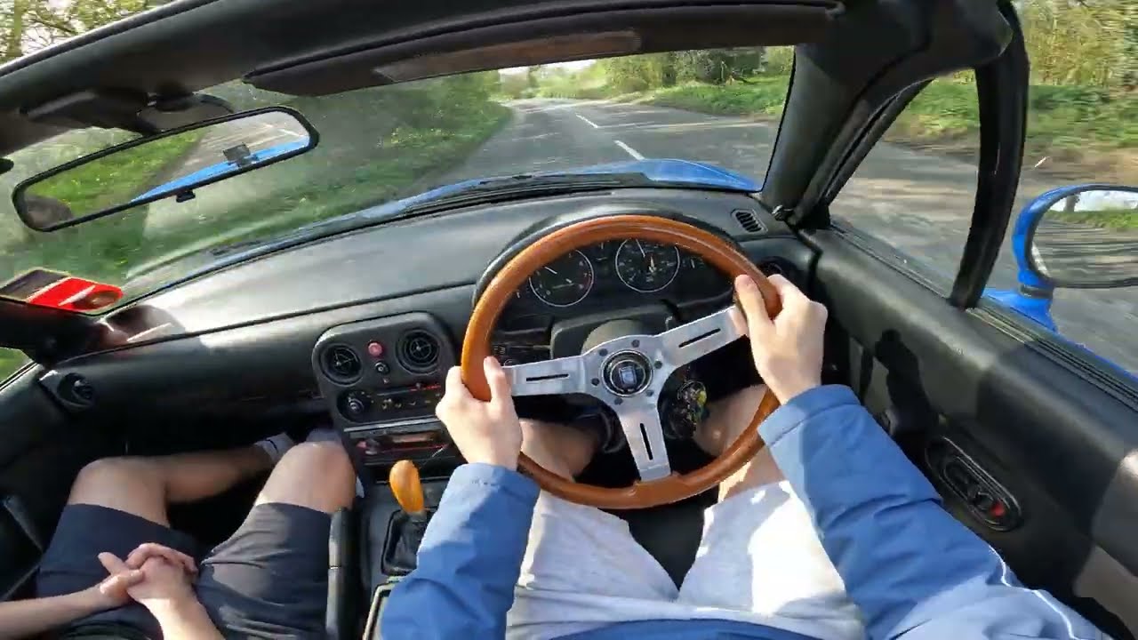 MAZDA MX5 MK1 | SUNNY COUNTRY ROADS | POV 4K