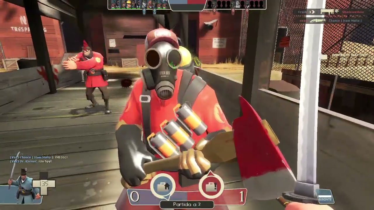 Jugando TEAM FORTRESS 2 