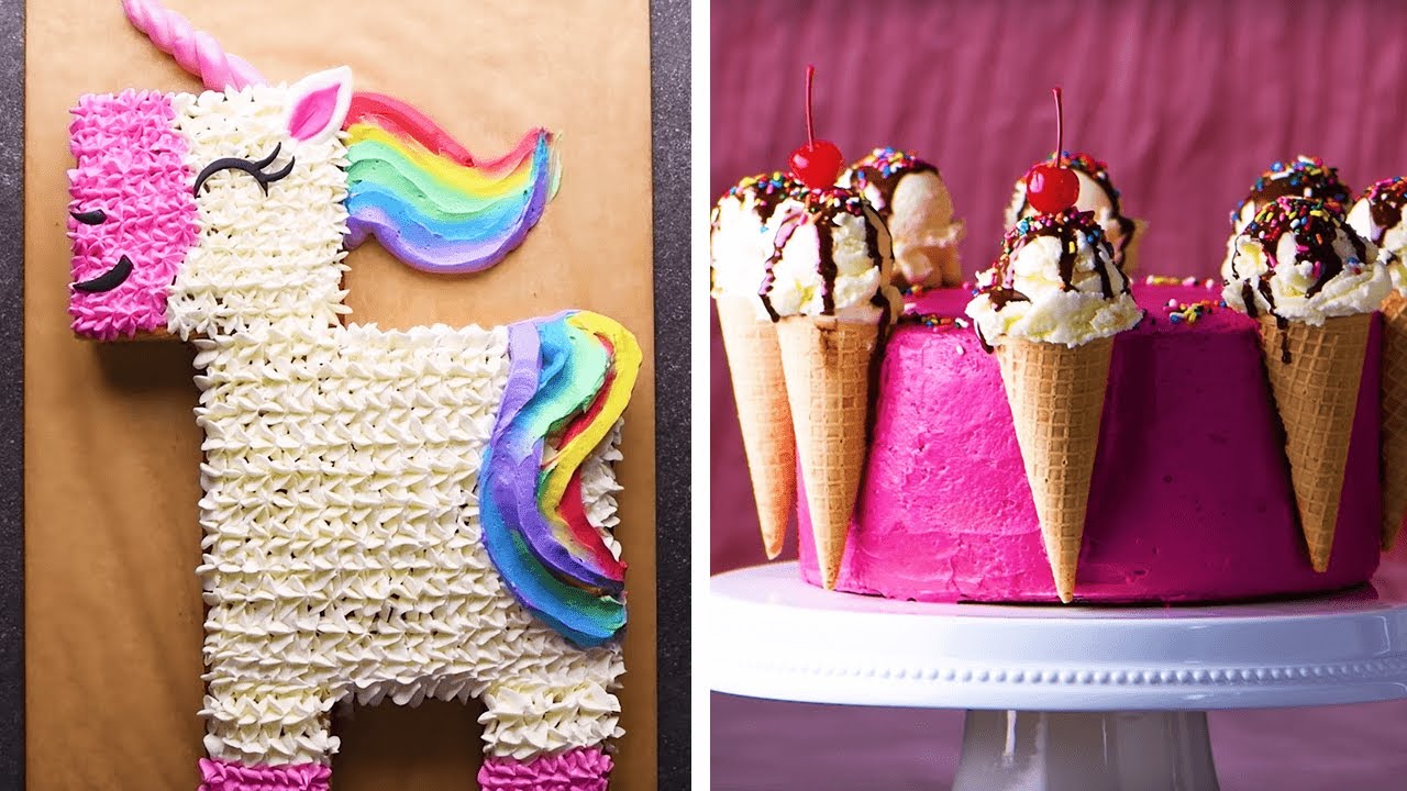 10 Beautifully Easy Cake Decorating Ideas! | Cake Decoration and Cake Design Ideas by So Yummy