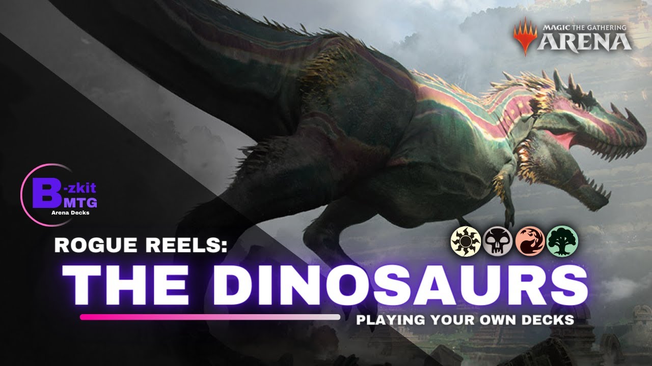 ROGUE REELS: DINOSAURS -⚪⚫🔴🟢- The Lost Caverns of Ixalan (Explorer)(ITA) MTGA by Bizkit