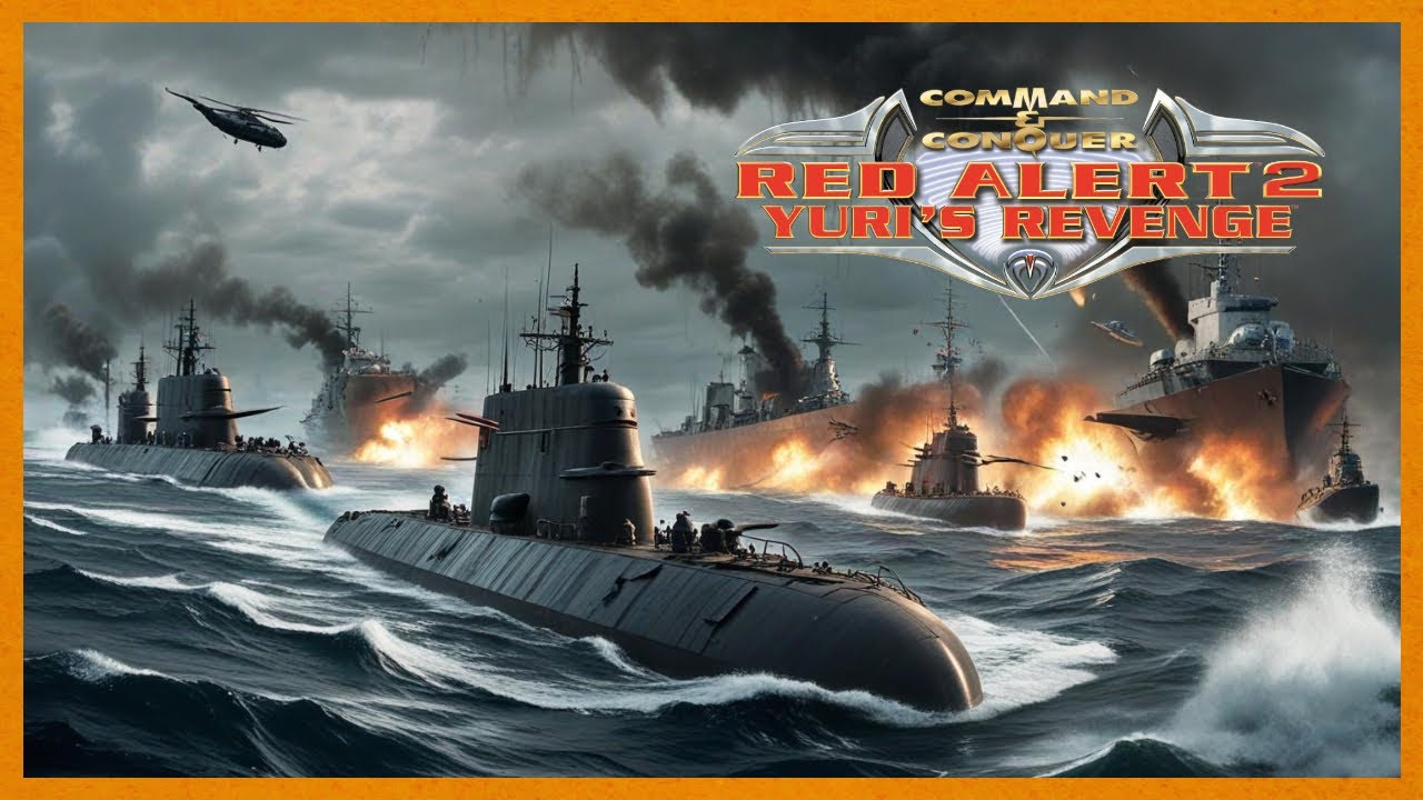 Red Alert 2: Naval Battle | 1 vs 7 Extra Hard AI | Superweapons [Off]