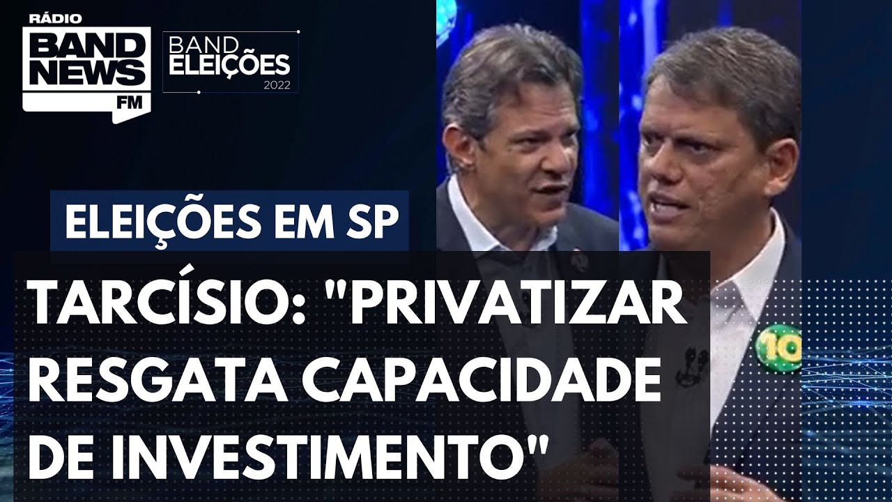 Fernando Haddad critica proposta de privatização da Sabesp