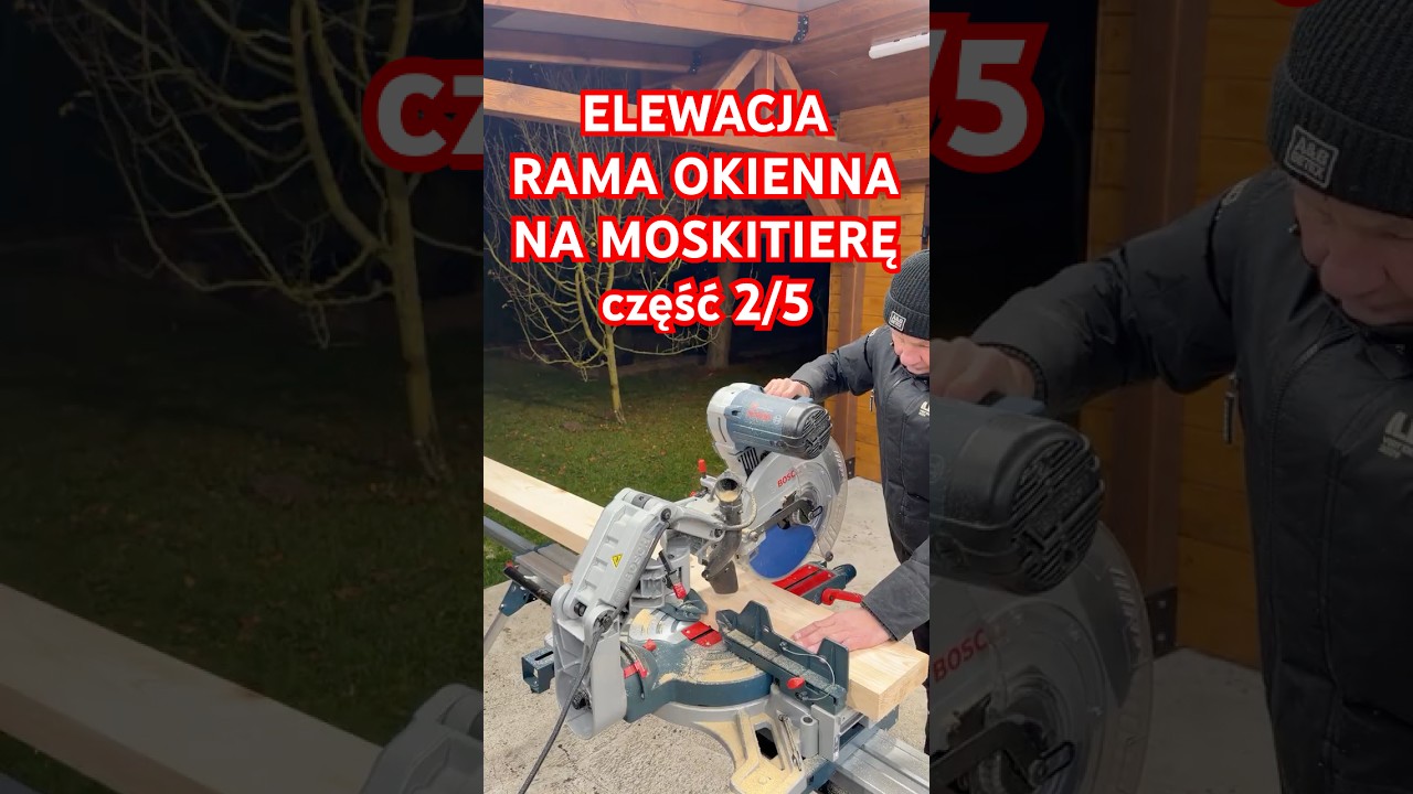 Elewacja i Nietypowa Rama z Moskitierą cz2/5 Siding and a Unique Frame With an Insect Screen part2/5