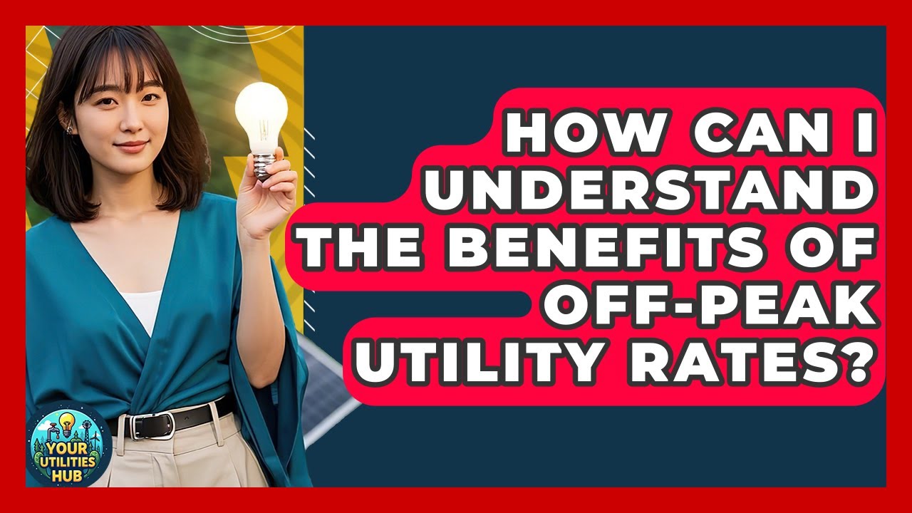 How Can I Understand the Benefits of Off-Peak Utility Rates? - Your Utilities Hub