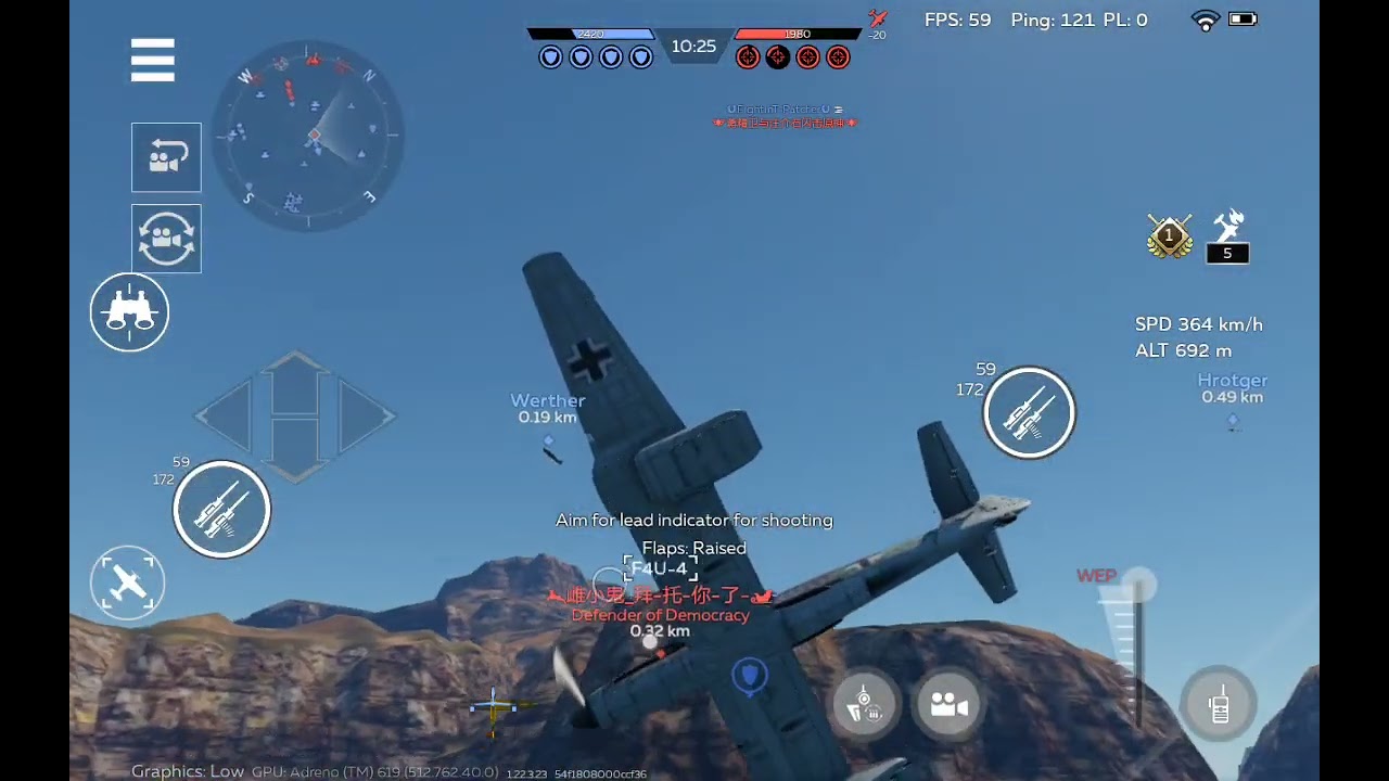 BV 155 B-1, P-51D-5, I-301 Air Battle Gameplay #WTM 14 k.i.a. 