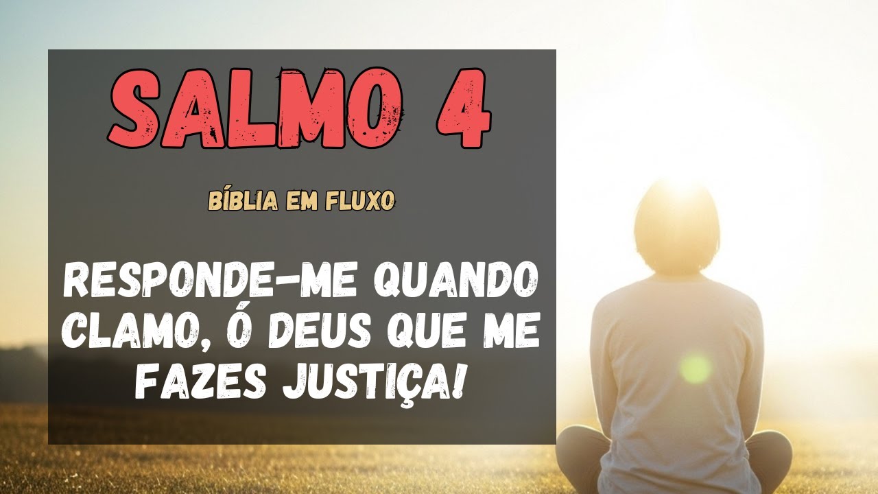 Salmo 4 | Paz e Confiança em Deus Antes de Dormir
