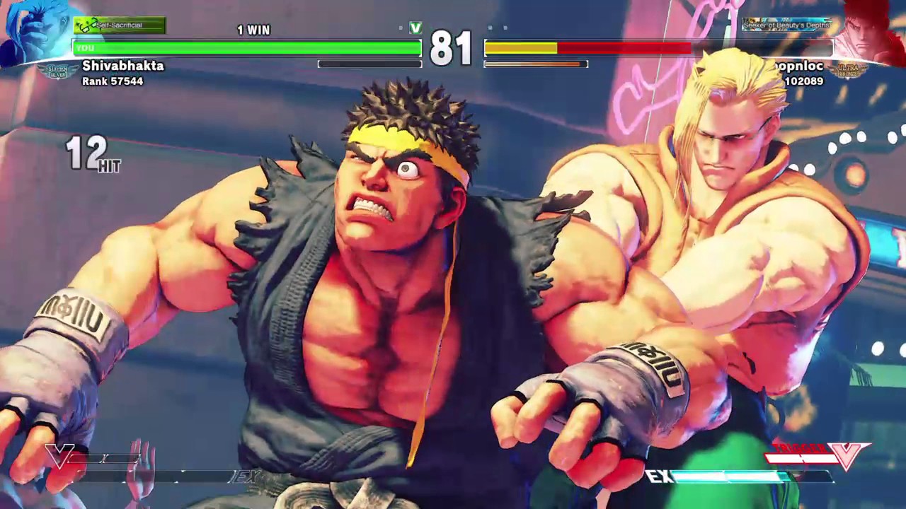 STREET FIGHTER V Charlie Nash vs. Ryu