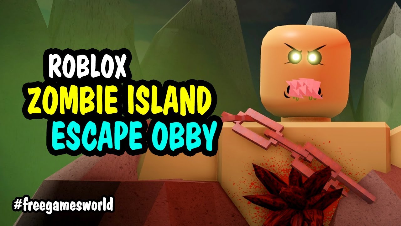 Roblox Escape Zombie Island! [NEW OBBY] Walkthrough - Speedrun No Death | Free Games World