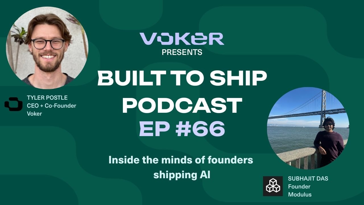 Built to Ship with Jeet - Cofounder @ Modulus
