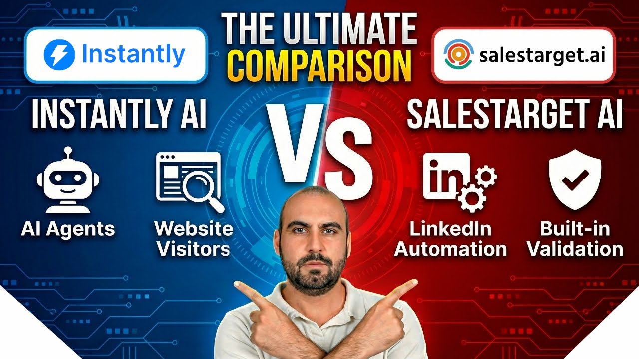 SalesTarget AI vs Instantly AI: Lead Gen, Outreach, and CRM Compared