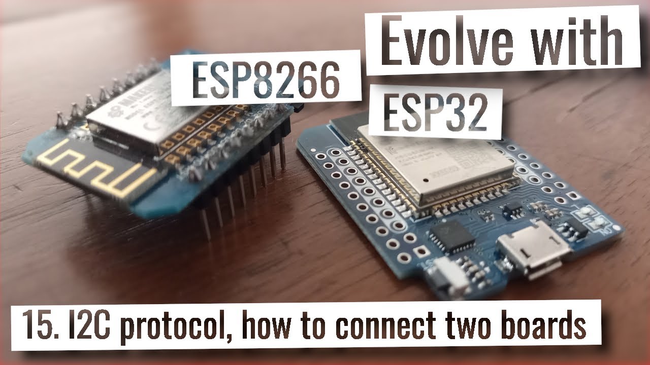 ESP32 и ESP8266 — протокол I2C, как соединить две платы