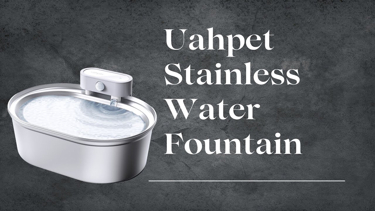 Uahpet ZERO Wireless Pet Fountain( Stainless Steel) | Installation Video