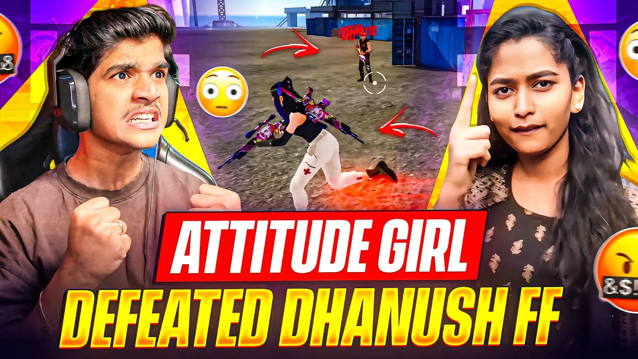 TELUGU ATTITUDE🤬 GIRL DEFEATED ME 😱 | 0 - 7 🤯 | FREE FIRE IN TELUGU #dfg #freefire