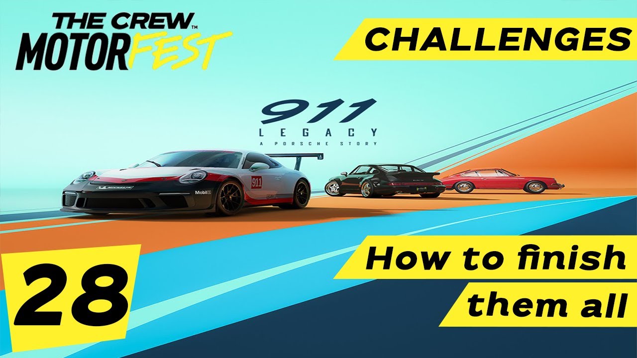 The Crew: Motorfest - 911 Legacy: A Porsche Story - CHALENGES- How to complete all of the challenges